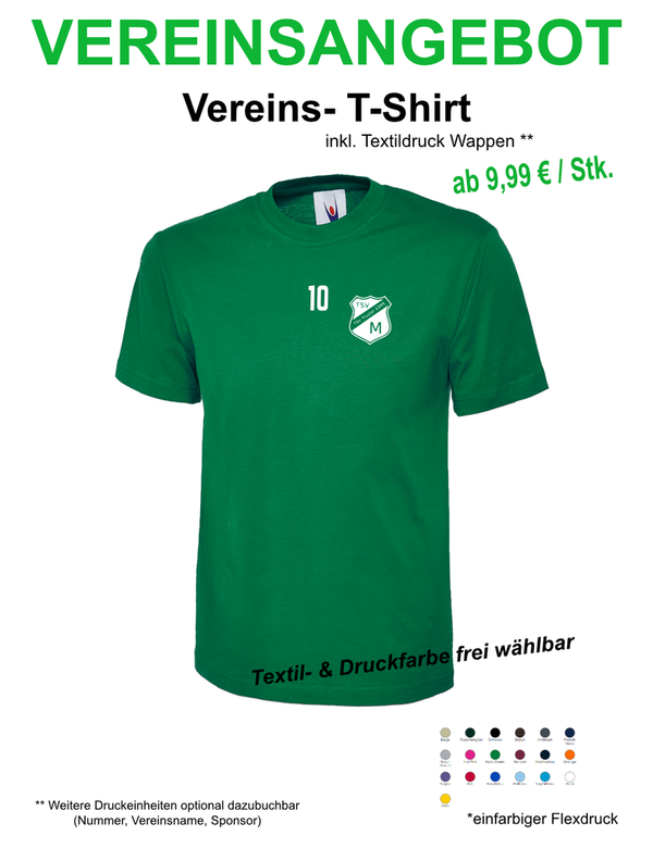 Vereins-T-Shirt Grün